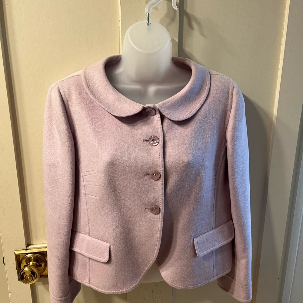Women's lavender vintage Valentino jacket.